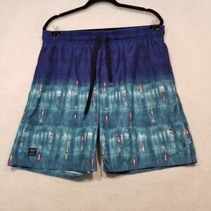 Brooklyn Cloth Mens Large Volley Swim Trunks Board Shorts Mesh Brief Lining Surf